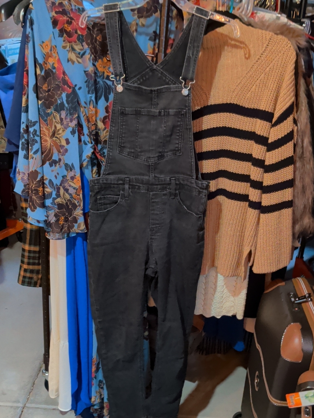 Levi's Black Denim Women's Overalls